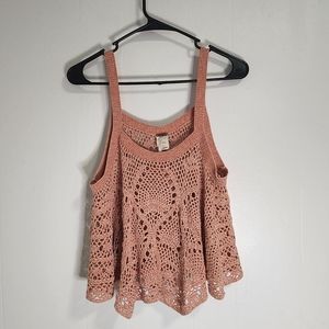 Free People Crochet Tank